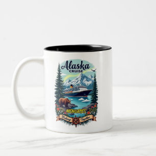 Alaska Cruise Geschenkmokken voor Familie en Vrien Tweekleurige Koffiemok