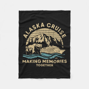 Alaska-cruise maakt herinneringen samen fleece deken