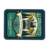 Alaska Cruise Ship Stateroom Magnet Magneet (Horizontaal)