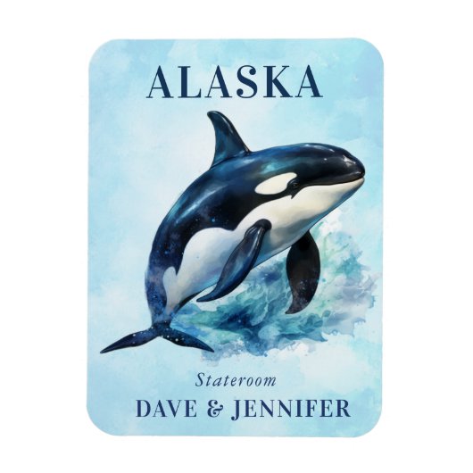 Alaska Cruise Ship Stateroom Magnet Magneet (Verticaal)