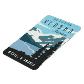 Alaska Cruise Ship Stateroom Magnet Magneet (Linkerzijde)