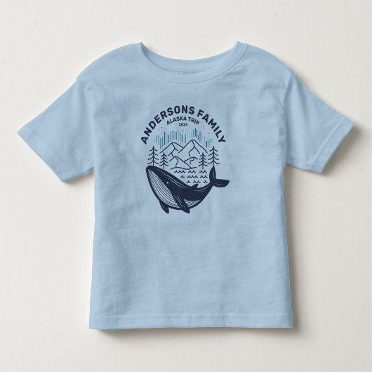 Alaska Cruise Trip Custom Family Matching Group Kinder Shirts (Voorkant)