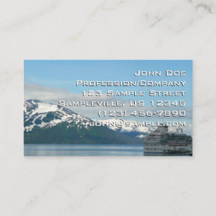 Alaska Cruise Vakantie Reis Fotografie Visitekaartje