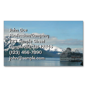 Alaska Cruise Vakantie Reis Fotografie Visitekaartje Magneet