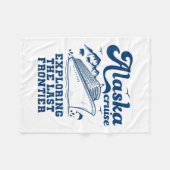 Alaska Cruising Family And Friends Alaskan Cruise Fleece Deken (Voorkant (Horizontaal))