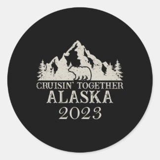 Alaska Cruising Samen 2023 Familiereünie Cruis Ronde Sticker