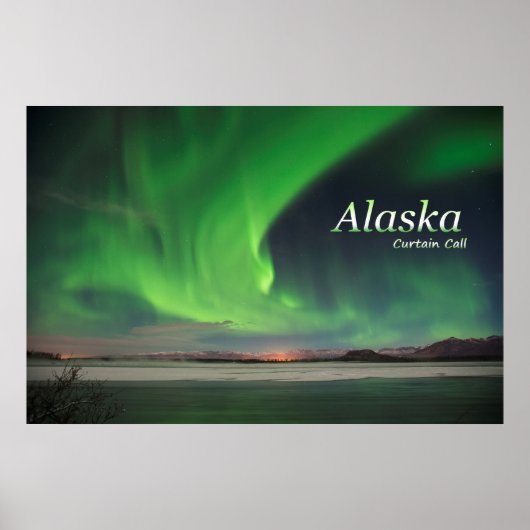 Alaska Curtain Call Poster (Voorkant)