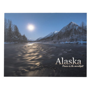 Alaska Dance in het moonlicht Notitieblok