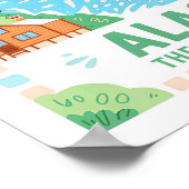 Alaska de laatste Amerikaanse grens zomerreis Poster (Hoek)