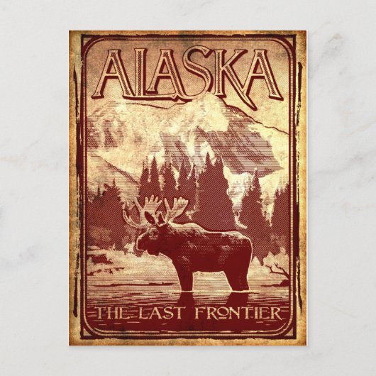 Alaska - de laatste grens briefkaart (Voorkant)