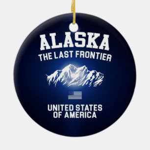 Alaska de laatste grens keramisch ornament