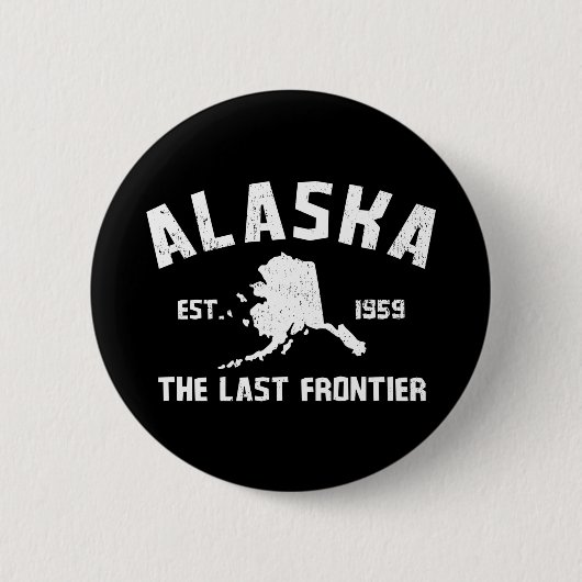 Alaska de laatste grens ronde button 5,7 cm (Voorkant)