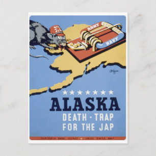 Alaska_Death_Trap_Propaganda poster Briefkaart
