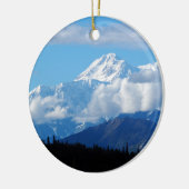 Alaska Denali Mountain landscape Keramisch Ornament (Links)