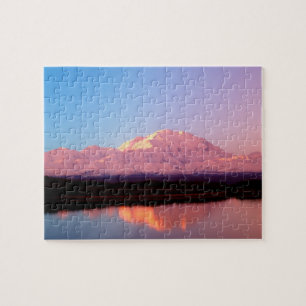 Alaska, Denali National Park, Mt. McKinley bij Legpuzzel