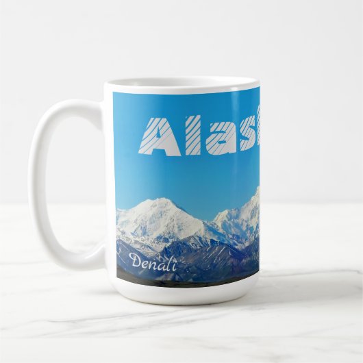 Alaska Denali Souvenir Koffie Mok Gift (Links)