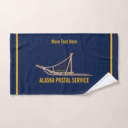 Alaska Dog Sled Postal Carrier Handdoek (Handdoek)