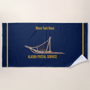 Alaska Dog Sled Postal Carrier Strandlaken