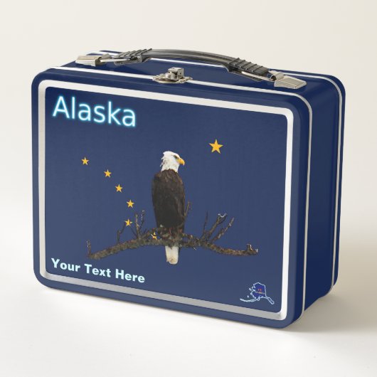 Alaska Eagle en Flag (Voorkant)