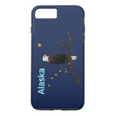Alaska Eagle en Flag Case-Mate iPhone Case (Achterkant)