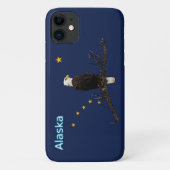 Alaska Eagle en Flag Case-Mate iPhone Case (Achterkant)