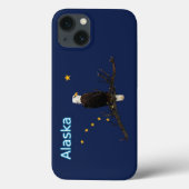 Alaska Eagle en Flag Case-Mate iPhone Case (Achterkant)