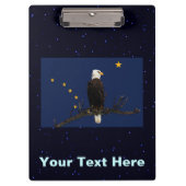 Alaska Eagle en Flag Klembord (Voorkant)