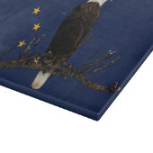 Alaska Eagle en Flag Snijplank (Hoek)