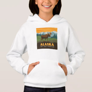 Alaska eland aan de grens