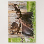 Alaska eland ontspannen legpuzzel (Verticaal)