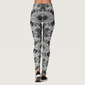  Alaska eskimo Malamute sled race Leggings (Achterkant)