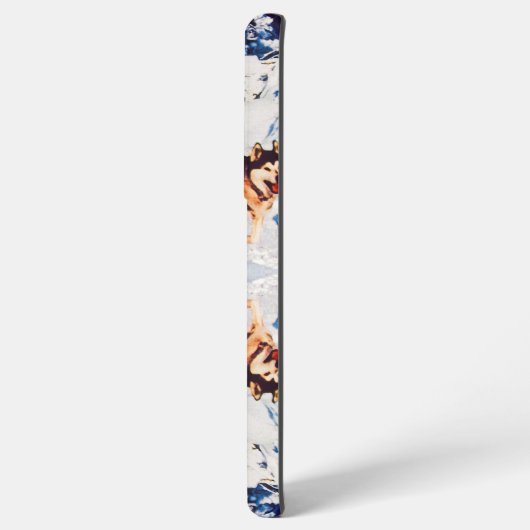 Alaska eskimo Malamute sled race Samsung Galaxy Hoesje (Achterkant horizontaal)