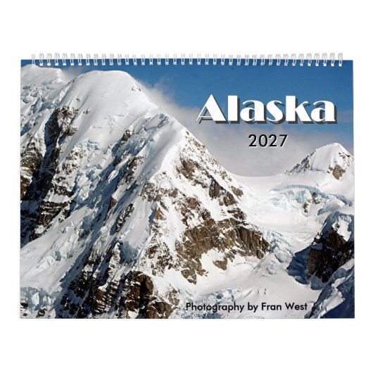 Alaska, États-Unis, Calendrier 2027 (Protection)