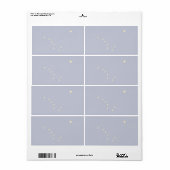 Alaska Faint Flag Verzendlabel (Full Sheet)