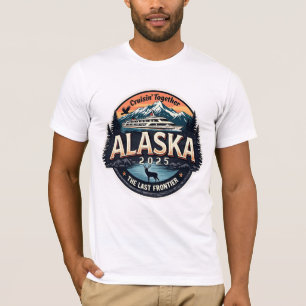 Alaska Family Cruise 2025 Jersey Katoen T-shirt