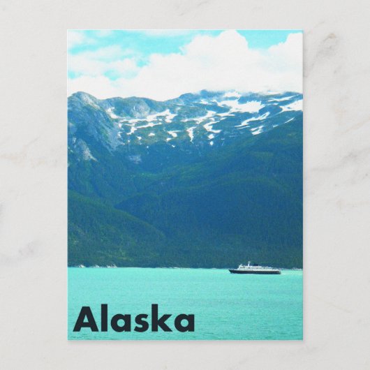 Alaska Ferry Briefkaart (Voorkant)