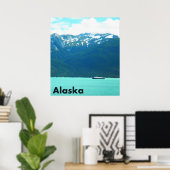 Alaska Ferry Poster (Thuiskantoor)