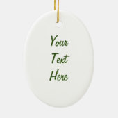 Alaska Fireweed kerstversiering gepersonaliseerd Keramisch Ornament (Achterkant)