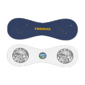 Alaska Flag, Alaska, Monogramme / Balles de baseba (Panneaux)