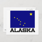 Alaska Flag Briefkaart (Voorkant / Achterkant)