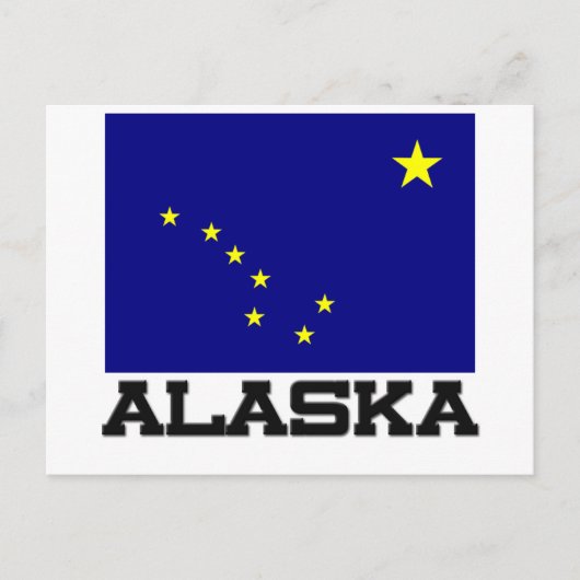 Alaska Flag Briefkaart (Voorkant)