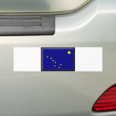 Alaska Flag Bumpersticker (Op auto)