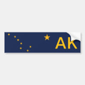 Alaska Flag Bumpersticker (Voorkant)