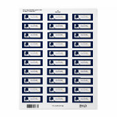 Alaska Flag Map Design Return Label (Full Sheet)