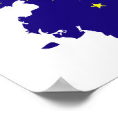 Alaska Flag Map Poster (Hoek)