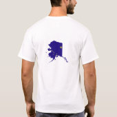 Alaska Flag Map T-shirt (Achterkant)