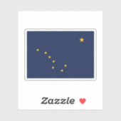 Alaska Flag Sticker (Vel)