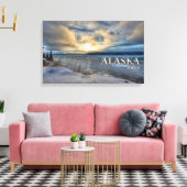 Alaska Freeze Canvas Afdruk (Insitu (Woonkamer))