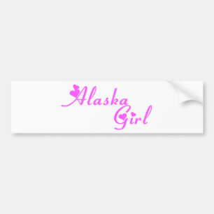 Alaska Girl-Shirt Bumpersticker