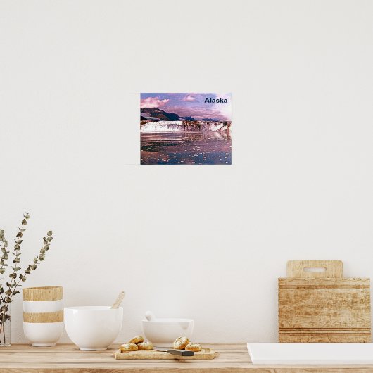 Alaska Glacier Poster (Keuken)